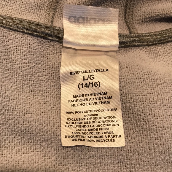 Adidas Boys’ Zip Front Hooded Jacket - Picture 7 of 8